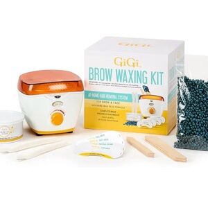 GIGI PIP Brow Waxing Kit - Orange and White